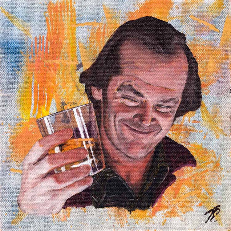 After a Long Hard Day - pop culture oil on canvas by Ted Elston